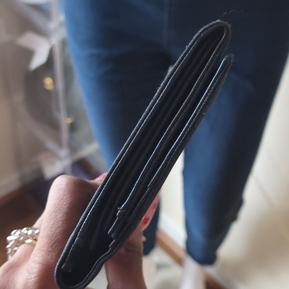 Prada Milano Tessuto Nylon Wallet / Clutch Bag with Silver Chain - Picture 10 of 10